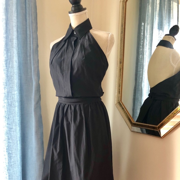 MaxMara Dresses & Skirts - Max Mara Silk Blend Halter Dress